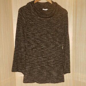 Laura Ashley Vintage Cowl Sweater Dress Small